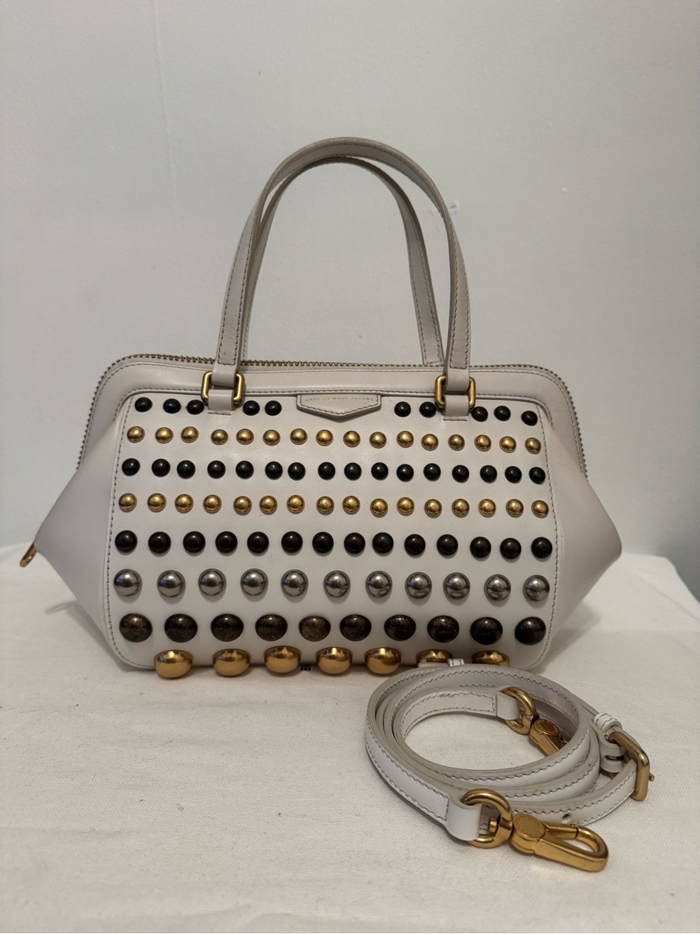 Marc by Marc Jacobs Thunderdome Studded Doctor Bag